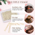 U Shaped Hair Pins IKOCO 2.4inch Bun Hair Pins for Women with Storage Box, Gold