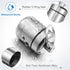 4 Pack Ear Plug Carrying Case Keychain, Portable Keychain Pill Holder Case, Waterproof Metal Earplug Case, Small Pill