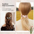 Large Hair Clips (3 Count) - Elegant French Barrettes for Thick Hair, 3pcs Retro Hair Accessories for Women Daily Wear