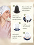 LILYSILK 100% Mulberry Silk Bonnet, 19 Momme Adjustable Night Sleep Cap for Sleeping, Ivory