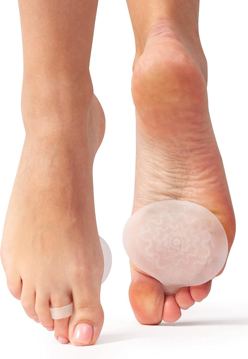 Metatarsal Pads - Ball of Foot Cushions for Women and Men - Soft Gel Foot Pain Relief - 2 Pairs