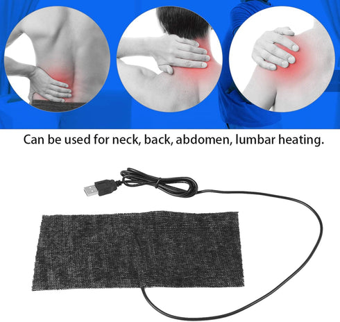 USB Heating Pad, Heating Pad USB Electric Cloth Heater Pad USB Heating Film for Warming