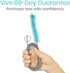 Vive CPAP Tube Cleaning Brush, Stainless Steel Cleaner for Mask and Pipe, Portable and Flexible for Standard Tubing
