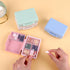Teikou 9-Grid Pill Organizer,Portable Pill Box,Large Capacity Compartments,Travel Pill Container,Medicine