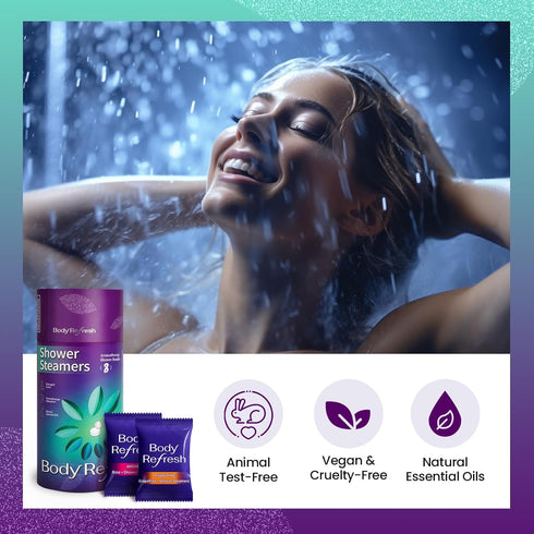 Shower Steamers Aromatherapy, 8 Pack Shower Bombs with Essential Oils, Self Care Spa Gifts for Women