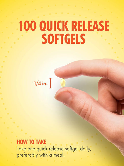 Sundance Vitamin D3 1000iu | 100 Softgels | High Potency Formula, Non-GMO and Gluten Free Supplement