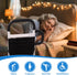 Klvied Bed Rails for Elderly Adults Safety, Adjustable Bed Side Rails with Side Handle, Bed Cane with Storage Bag, Fit