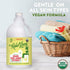 Rebel Green Peppermint & Lemon Scent Liquid Laundry Detergent, 64 Fluid Ounces, Hypoallergenic