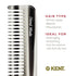 Kent 6T G Fine and Wide Tooth Hair Comb - Handmade Styling Comb for Hair Care, Barber & Beard Comb for Men, Women & Kids