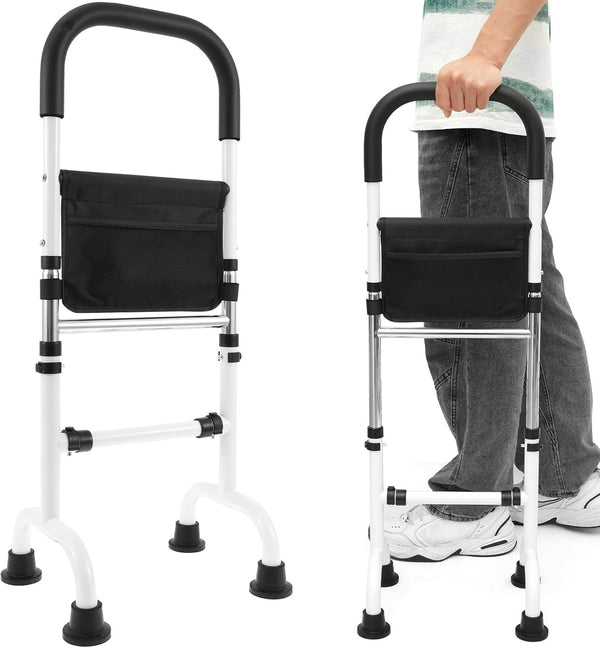 Tcwhniev Stand Assist, Mobility Standing Aid Rail, Adjustable Height Senior Mobility Standing Aid