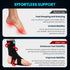 Welnove Foot Drop Support Brace, AFO Ankle Stabilizer for Improved Walking, Aiding Foot Control in Cases of Drop Foot
