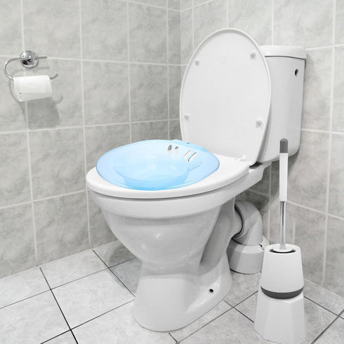 Postpartum Care Sitz Bath Tub for Toilet Seat Ergonomic Deep Bowl Soaking Basin for Women Comfortable Steam Seat