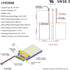 EEMB Lithium Polymer Battery 3.7V 710mAh 453048 Lipo Rechargeable Battery Pack with Wire JST Connector for Speaker and Wireless Device- Confirm Device & Connector Polarity Before Purchase