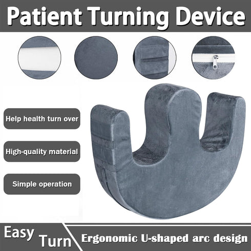 Sexysamba Bedridden Patient Turning Device with Fixing Strap Elderly Assistance Products Bed Rest Leg Pillow Patient