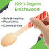 Red and Green Striped Candy Cane Christmas Wooden Spoons, Pack of 100 Count, 6.25 Inches