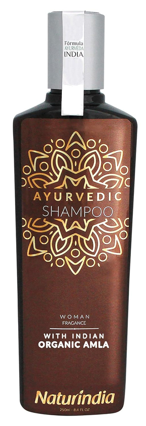 Ayurvedic Organic Shampoo for Hair Growth - Amla Indian Vitalize Formula with Vitamin C & B-Complex for Women