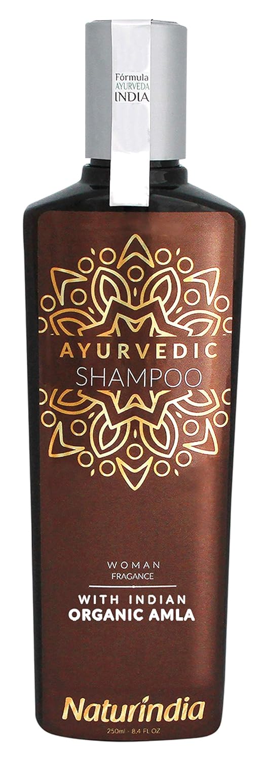Ayurvedic Organic Shampoo for Hair Growth - Amla Indian Vitalize Formula with Vitamin C & B-Complex for Women