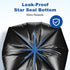 Store 30-33 0.9MIL,100 Count, 32"x38" Commercial, Gallon Trash Bags, Black Garbage Bags, Bolsas de Basura, Durable