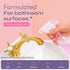 FOMIN Bathroom Cleaner Refill Tablets - 12 Pack Magnolia Grapefruit, All-In-One Tablet Cleaner for Bathroom