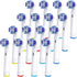 Replacement Toothbrush Heads Compatible with Oral B Braun | Pack of 16 for Professional Electric Toothbrushes