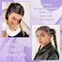 NAISKA Purple Star Hair Clips, Non-Slip Snap Hair Barrettes for Girls Women (12PCS)