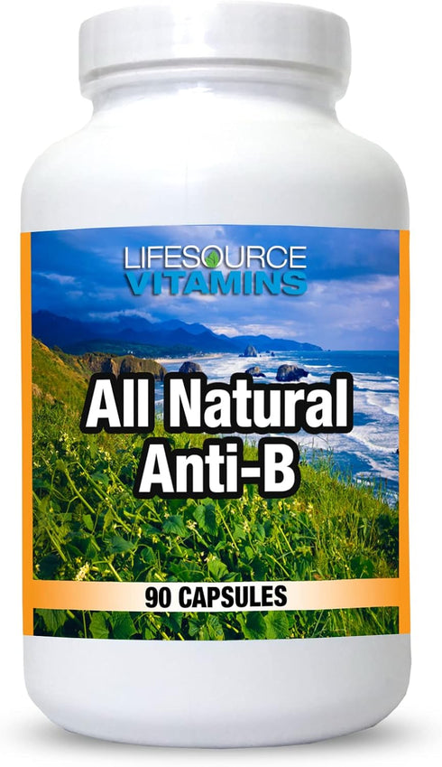 LifeSource Vitamins All Natural Anti-B for Immune Support, 14 All Natural Ingredient with Echinacea