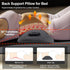 Zhaotingrui 3 1 in Back Massager, Electric Lumbar Support Pillow Heat Vibration Massage Lower Back Spine Decompression