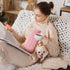2 Pieces Knitted Hot Water Bottle Cover, Soft Sweater for Hot Compress and Cold Therapy (Pink, Khaki)