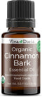 Viva Doria Organic Ceylon Cinnamon Bark Oil - 100% Pure, Natural, Undiluted Food Grade - 15 ml (0.5 Fl Oz)