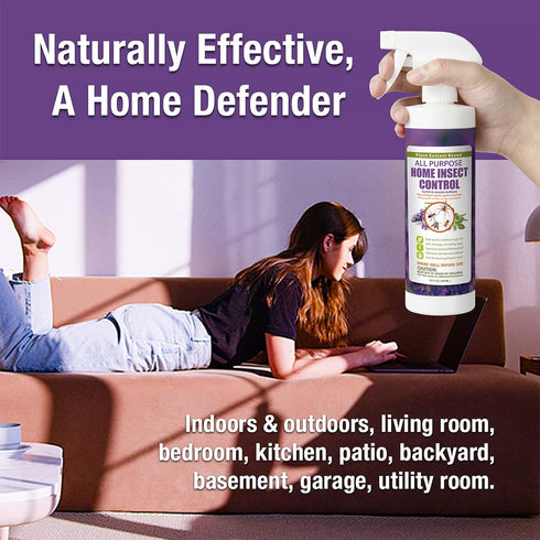 EcoVenger by EcoRaider All Purpose Insect Control, 16 OZ, Fast Kill, Non-Toxic, Fleas, Fruit Flies, Roaches