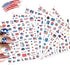 6 Sheets Independence Day Nail Art Stickers, 4th of July Nail Decals, 3D Self-Adhesive Art Supplies for Women