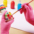 Kids Gloves Disposable, Nitrile Gloves, Latex Free Gloves, Powder Free - for Crafting, Painting, Cleaning- 100 PCS