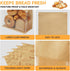 Sowinvent 50 Count, 50% 15.7 10.2 5.1 Packaging Extra Large Bread Bags for Homemade, Thicker Sourdough Paper With Ties