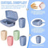 Willinglong 400 Pack Bathroom(4 Toothbrush Covers Portable Toothbrush Protector Coverings Clips Toothbrushes Caps