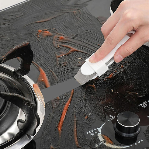 ZEPFJHE Easy Limescale Eraser Bathroom Glass Rust Remover Kitchen Scale Brush for Pot Pan Household Accessories