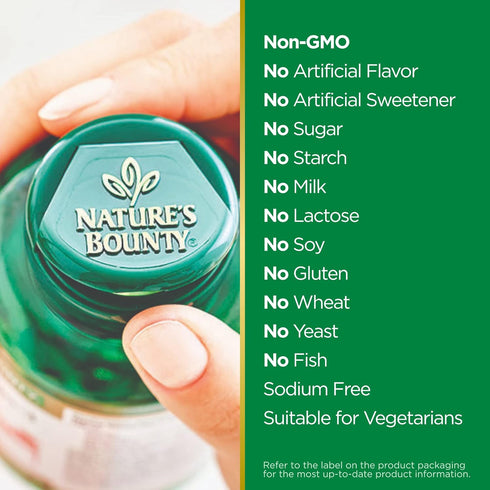 Nature's Bounty Magnesium Mineral Supplement, 500 mg, Coated Tablets, Supports Bone and Muscle Health, 100 Count