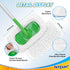 KEEPOW Reusable Microfiber Mop Pads for Swiffer Sweeper, Washable Wet Mopping Cloth Refills, 4 Pack