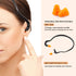 Hiboom 96 Pieces Ear Plugs with Neck Band, Silicone Hearing Bands, Replacement Ear Buds for Noise, Shooting, Sleeping,
