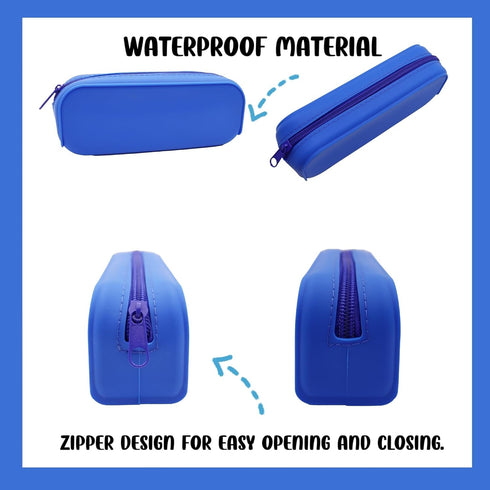 P-40 Daily Contact Lens Organizer, Disposable Lens Dispenser, Water-Resistant Silicone Case for Daily Lens