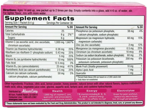 Emergen C Pink Lemonade 30 PKT