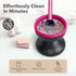 Electric Makeup Brush Cleaner Machine, Alyfini Portable Automatic USB Tool for All Size Beauty Makeup Brushes