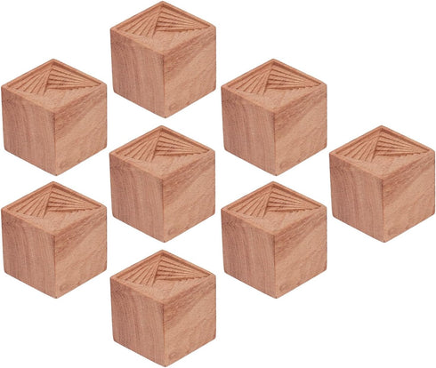 SparkFeng 8 Pcs Rosewood Essential Oil Diffuser, Wood Aromatherapy Diffuser for Car Bedroom Office, Natural Wood