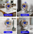 JULOS 14-Day 14 Push Button Pill Dispenser for Seniors & Caregivers | Standing or Wall-Mount Medication Organizer