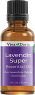 Viva Doria 100% Pure Lavandin Super Essential Oil, Undiluted, Food Grade, 30 mL (1 Fluid Ounce)