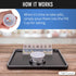 Pill Corral Home Medication Management Tray, Anti-Roll Design for Daily Pills and Pill Organizers