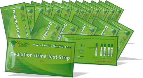 Clinical Guard Ovulation Test Strips Pack of 25 - Accurate Measurement Within
