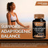 Organic Mushroom Supplement Capsules - 10000mg 25 in 1 Mushroom Complex - 120 Count Lion's Mane, Turkey Tail, Reishi