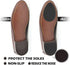 Non-Slip Shoe Pads, Adhesive Sole Protectors for High Heels, Anti-Slip Shoe Grips (Black, 4 Pairs)
