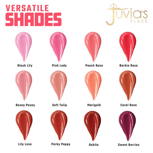 Juvia's Place Blushed Liquid Blush - CoralRose Dewy Tint Cheeks Makeup, Long Lasting Soft Creamy Natural Finish.