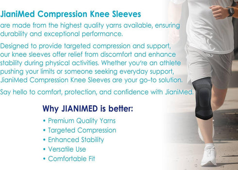 MITTEX Compression Knee Sleeve, Lightweight Snug Fit for Knee Pain, Support for Meniscus Tear, ACL & Arthritis, XL